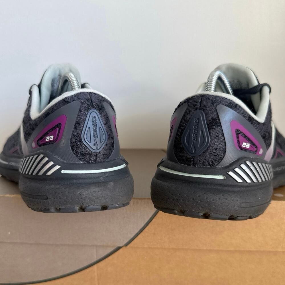 Brooks Adrenaline 23 Grey/Teal Women’s Running Sneakers - SZ 8 - Picture 13 of 15